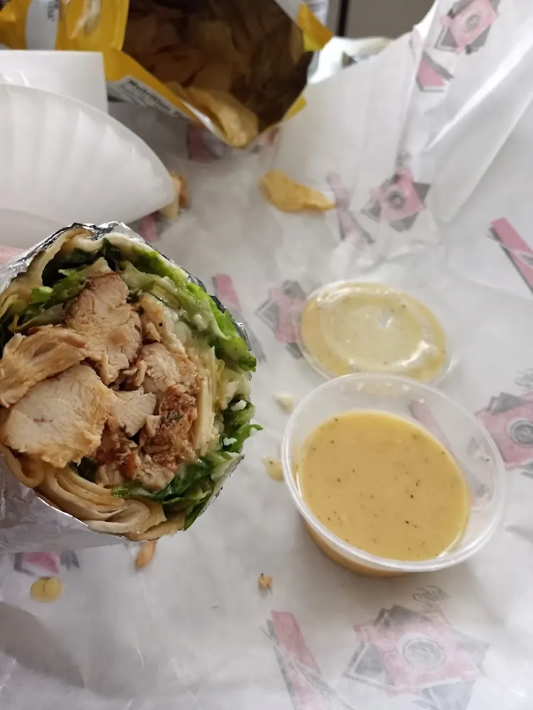 Large Grilled Chicken Caesar Wrap