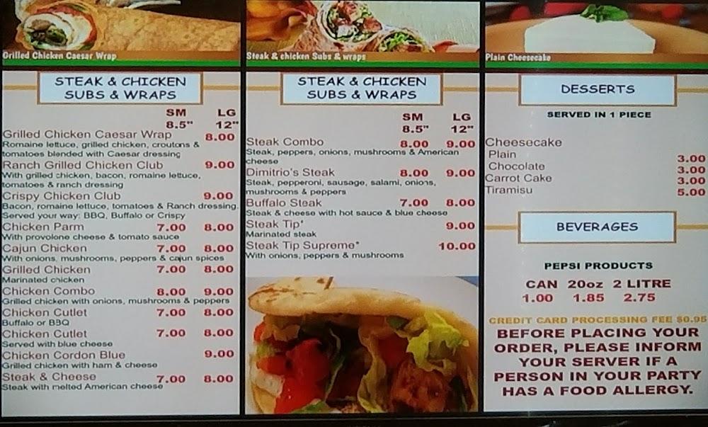 Dimitrio's House of Pizza Menu image 3